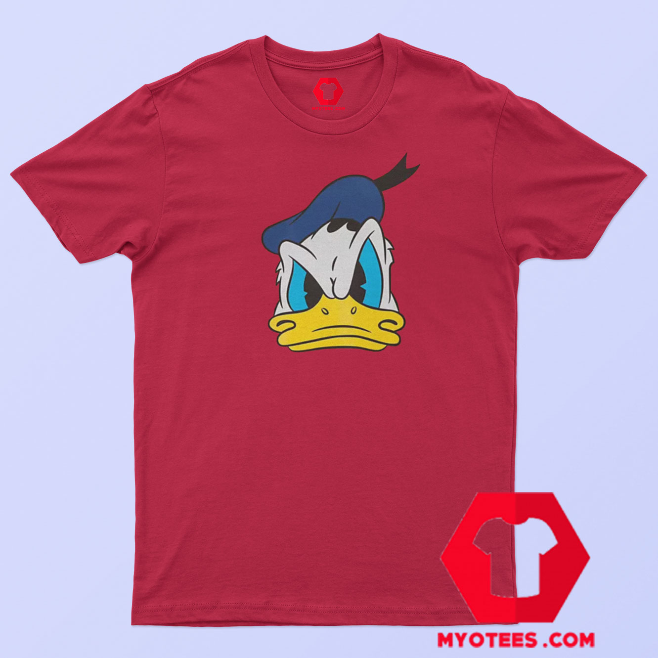 Donald Duck Color Block Graphic T-Shirt Cheap | myotees.com