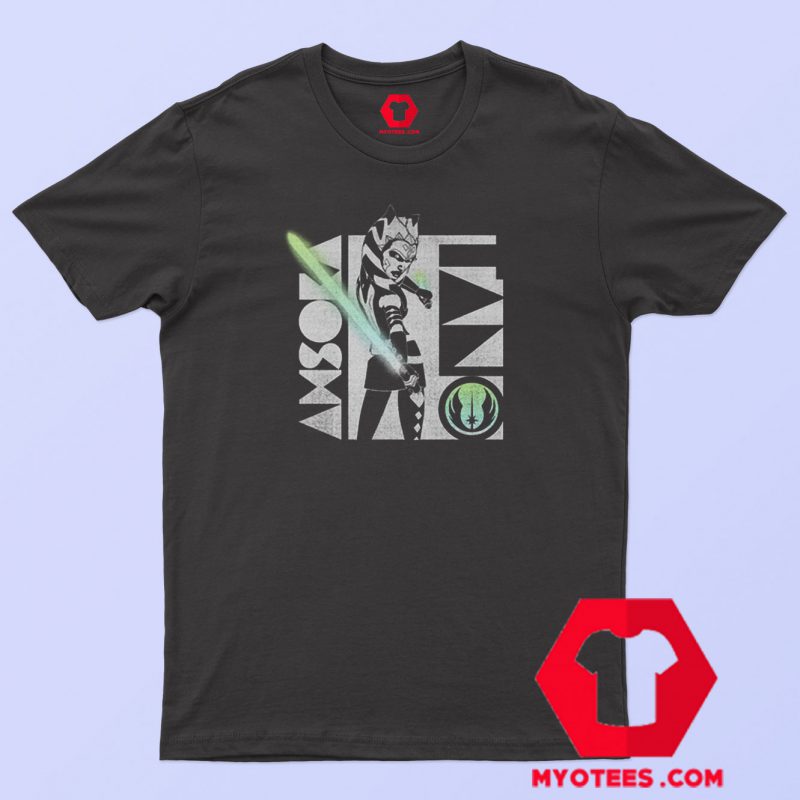 Clone Wars Ahsoka Light Saber T-Shirt Cheap | myotees.com